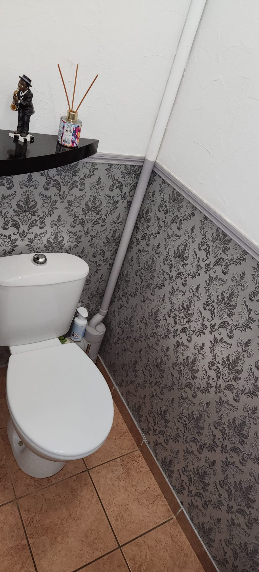 Rénovation WC au sol avant